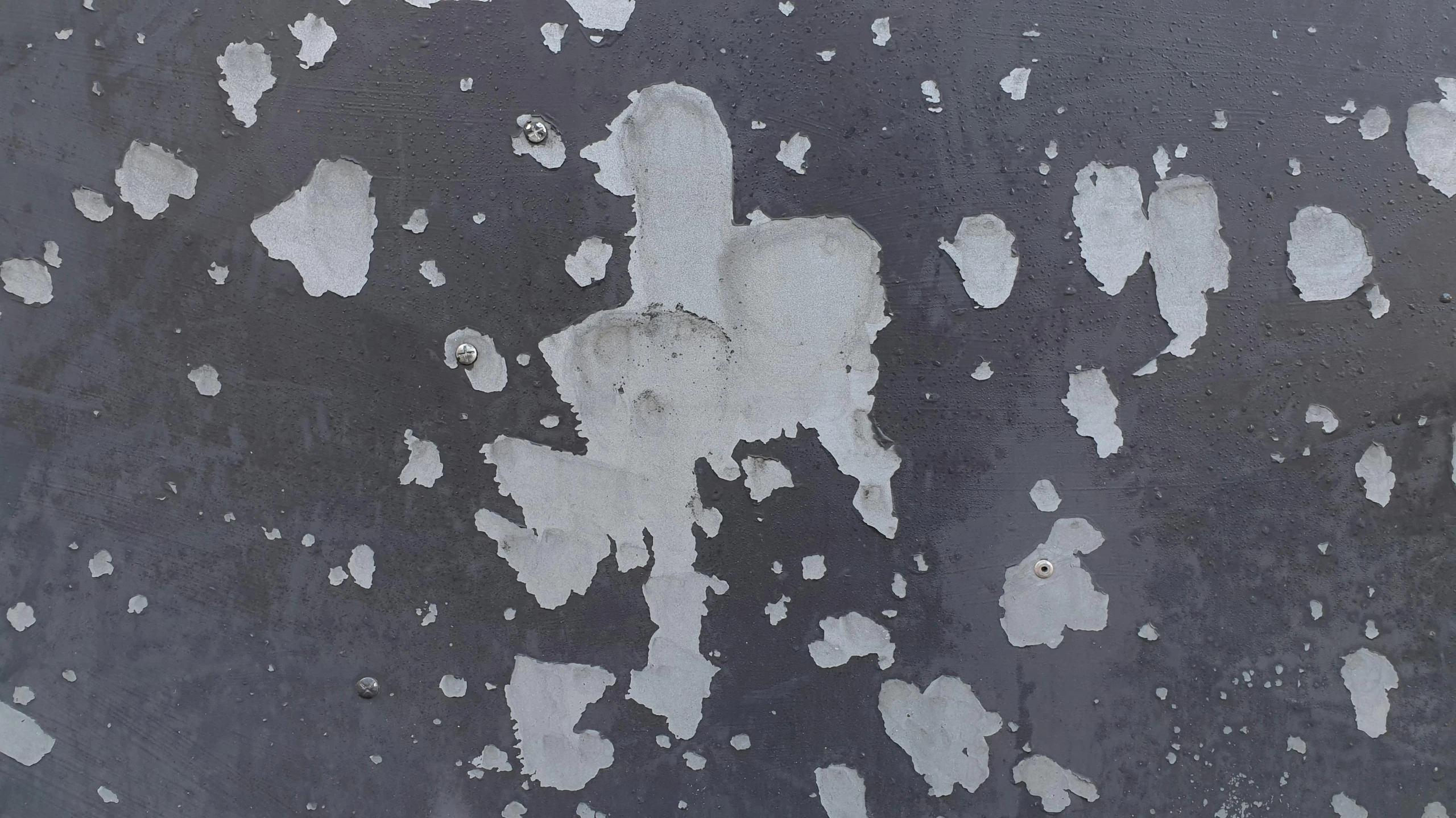 peeling paint on a wall with no image