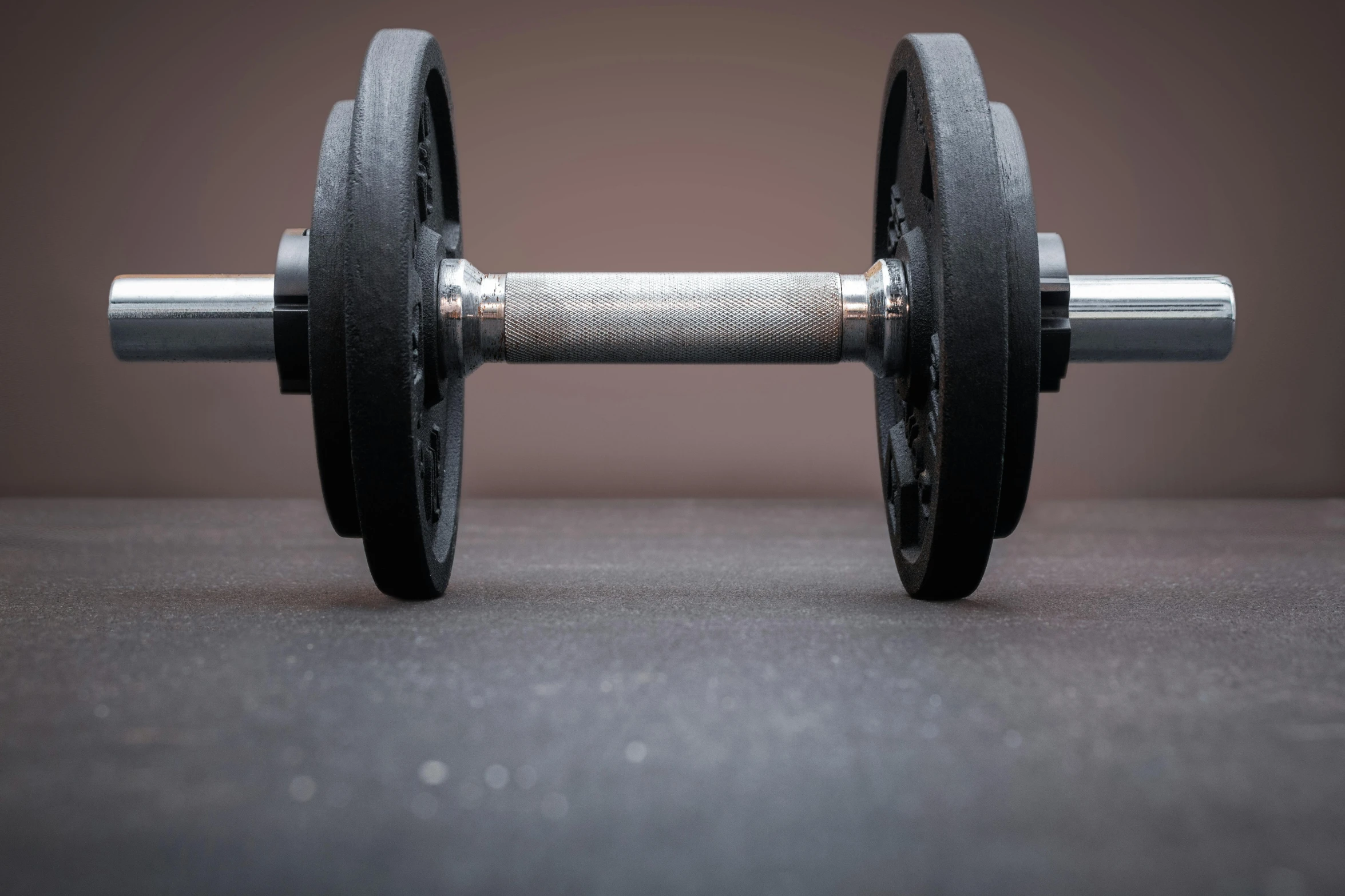 a barbell weights with a grungy look