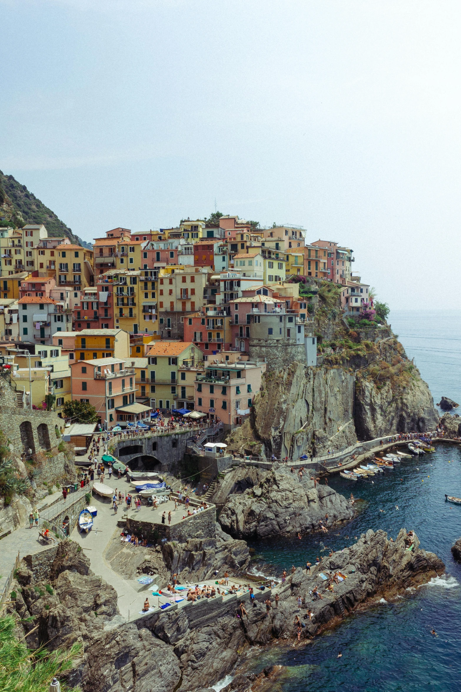 an image of a village that is on top of a mountain