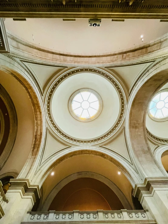 a group of lights are visible in the dome