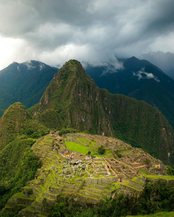 the majestic ruins and ruins of machu, peru