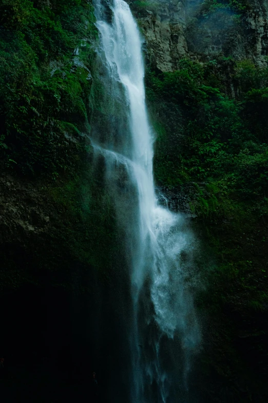 an image of a large waterfall coming down