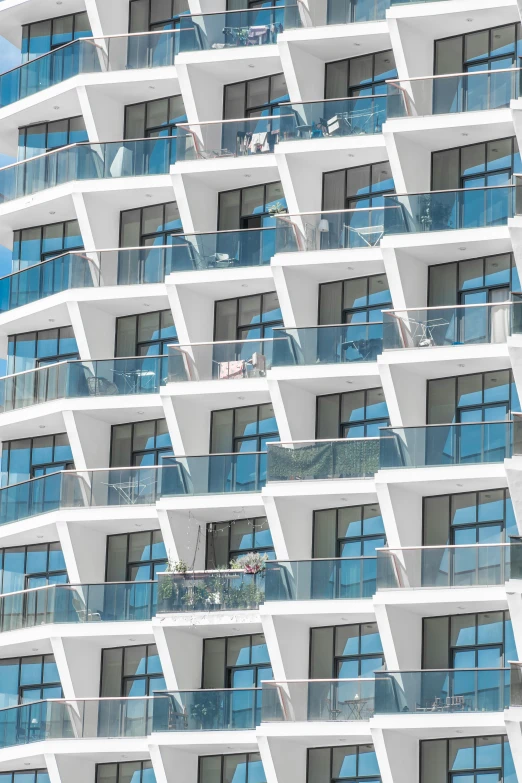 a white building with a lot of windows