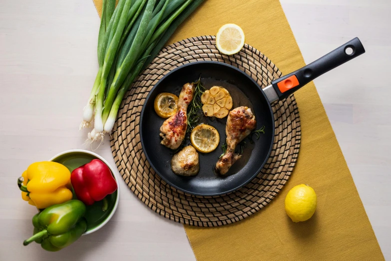 a close up of a plate of food on a table