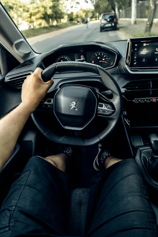 the dashboard of a car in the middle of a highway