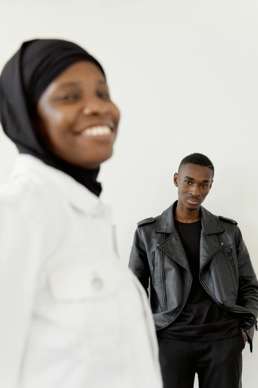 two african women smiling for the camera