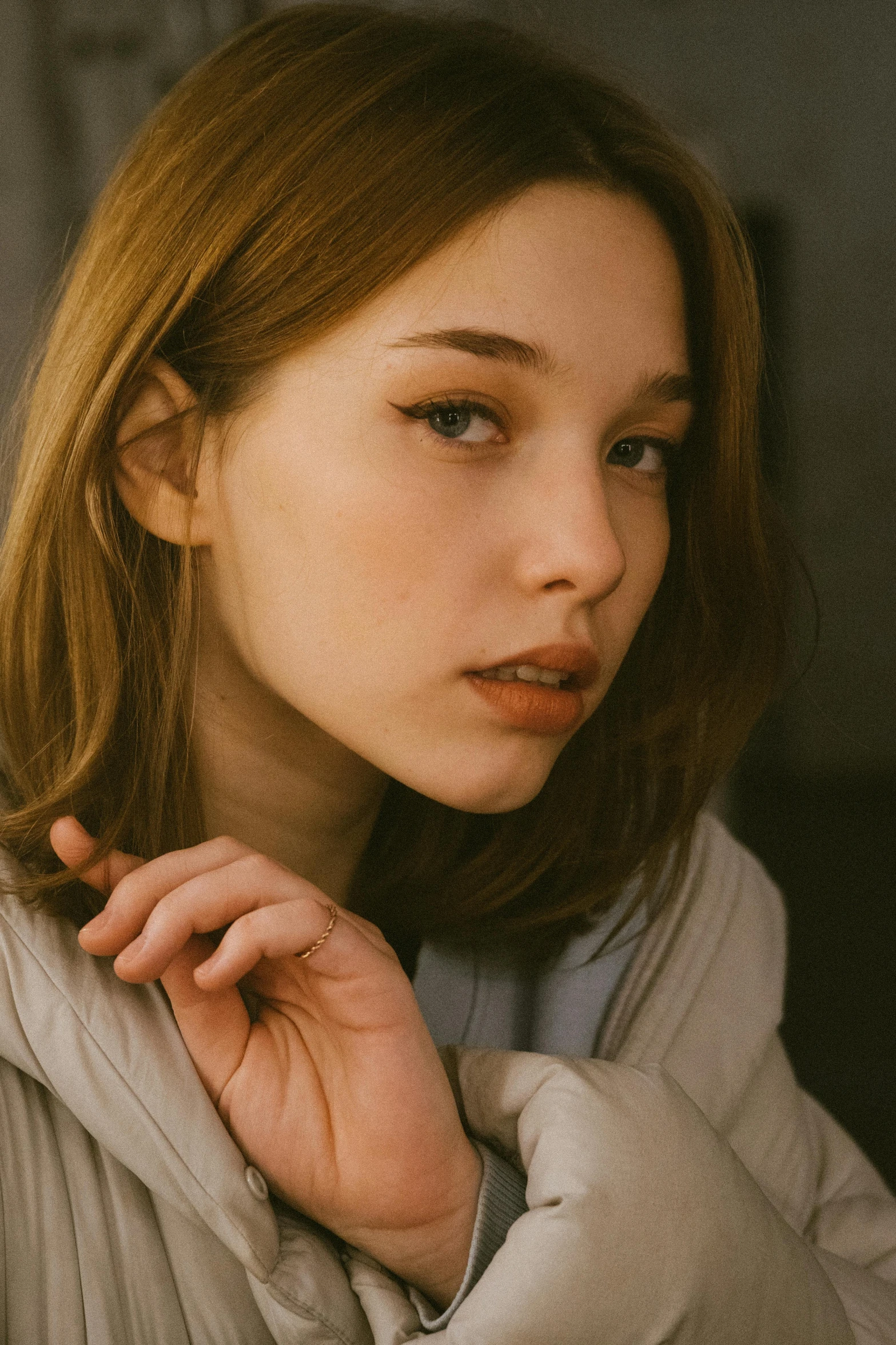 a close up s of a woman posing for the camera