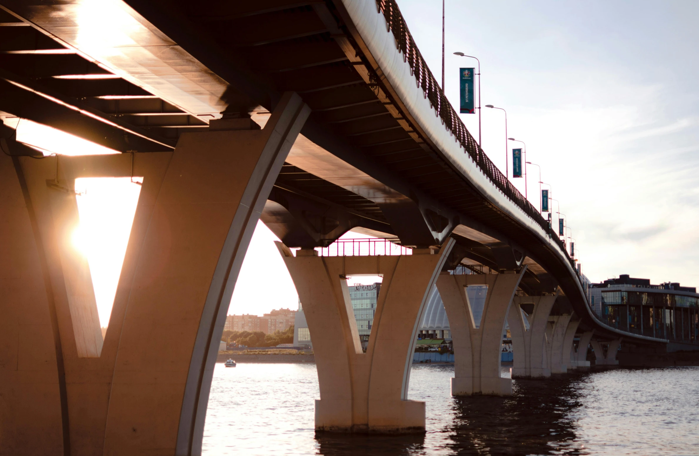 an image of a bridge that is over the water