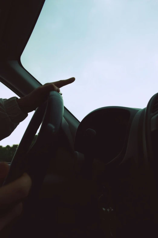 a view of the dashboard and passenger side interior of a vehicle