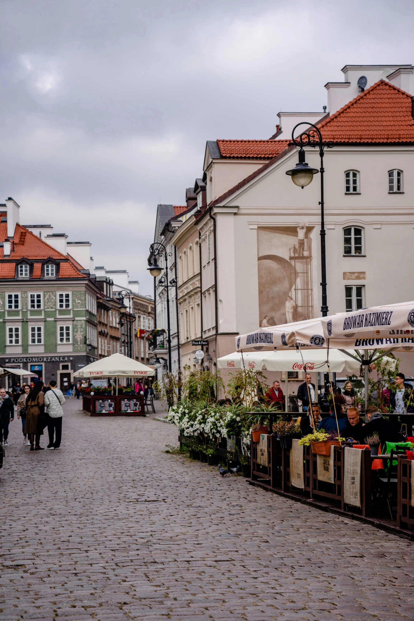 the vendors are at the market for the goods