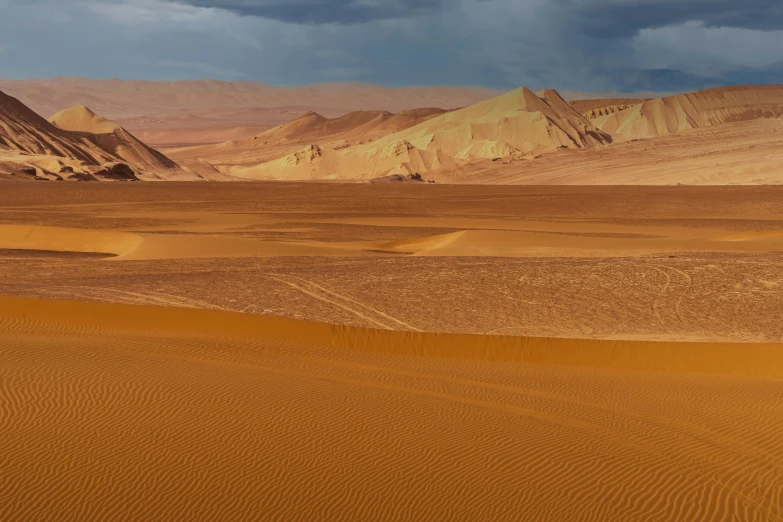 some very pretty brown sand dunes in the desert