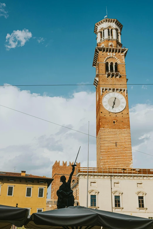 this is an image of the city with a clock tower