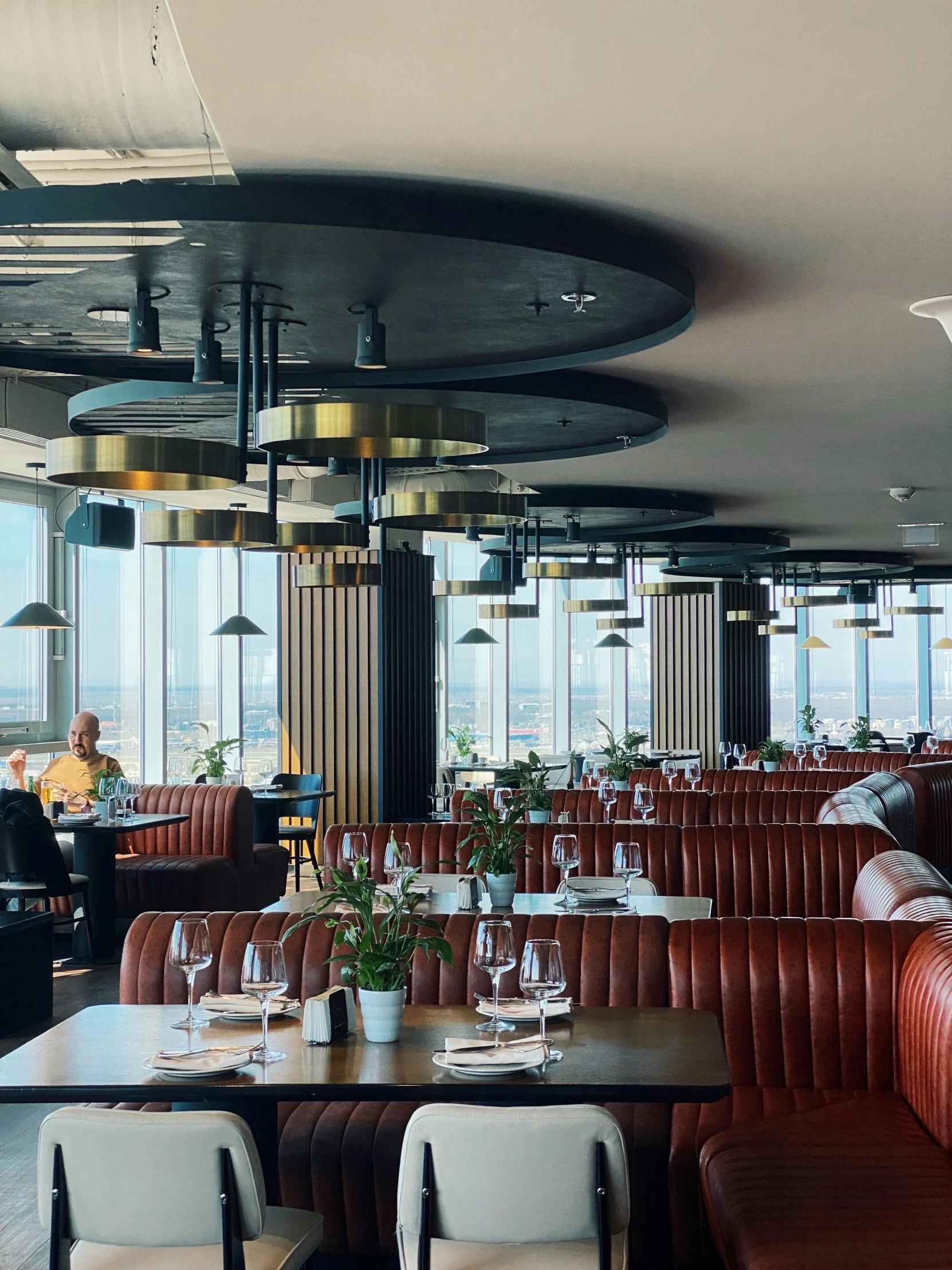 dining room with a bunch of tables and chairs