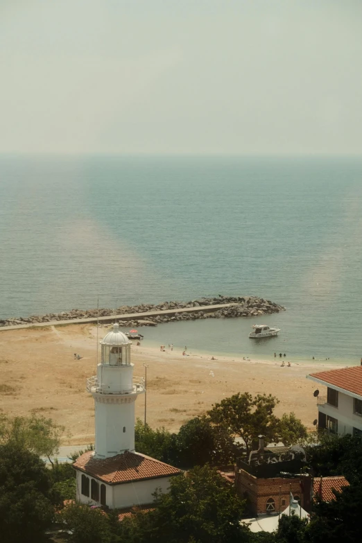 a large body of water with buildings on it