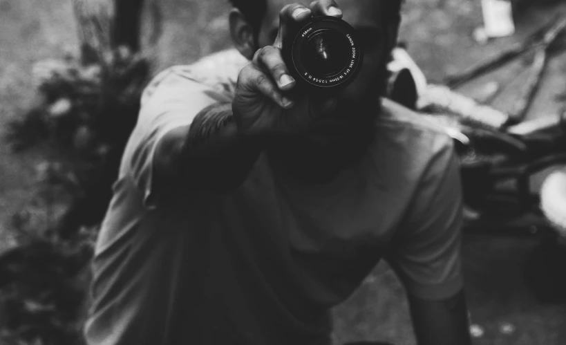 a man taking a picture with his camera