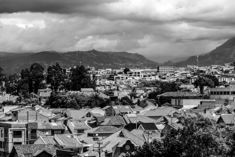 the city is surrounded by mountains and hills