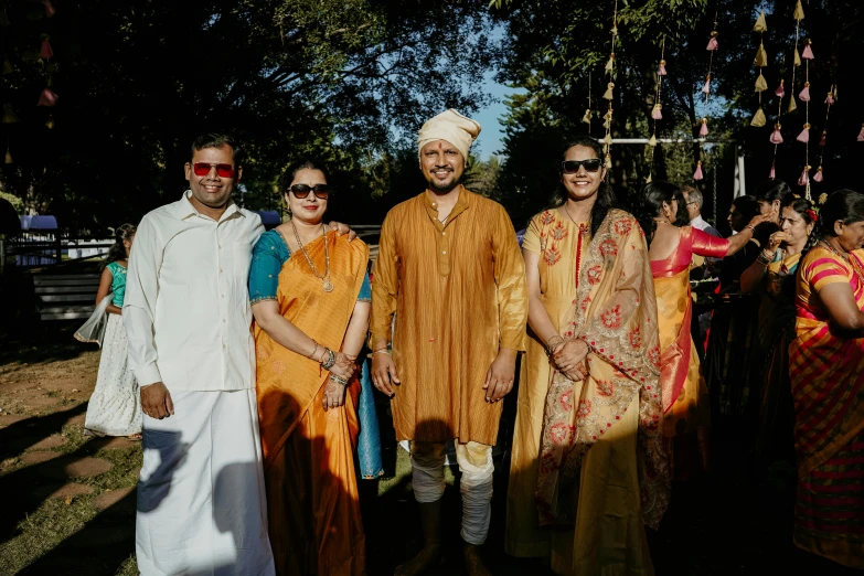 a group of people posing for a picture