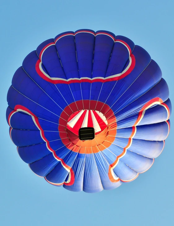 a colorful  air balloon flying in the sky