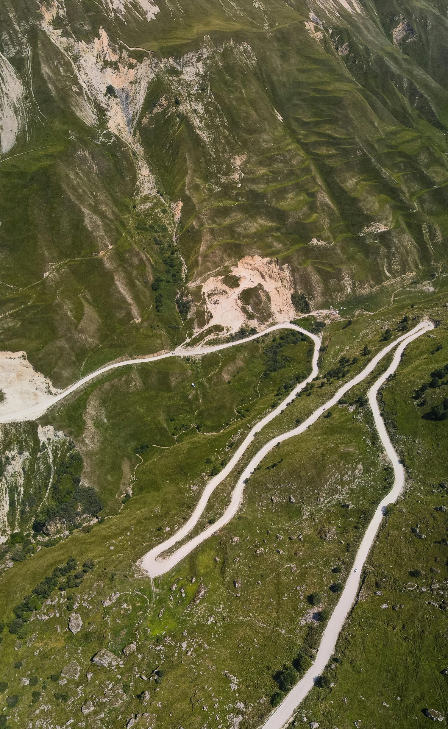 a winding and scenic mountain road in the mountains