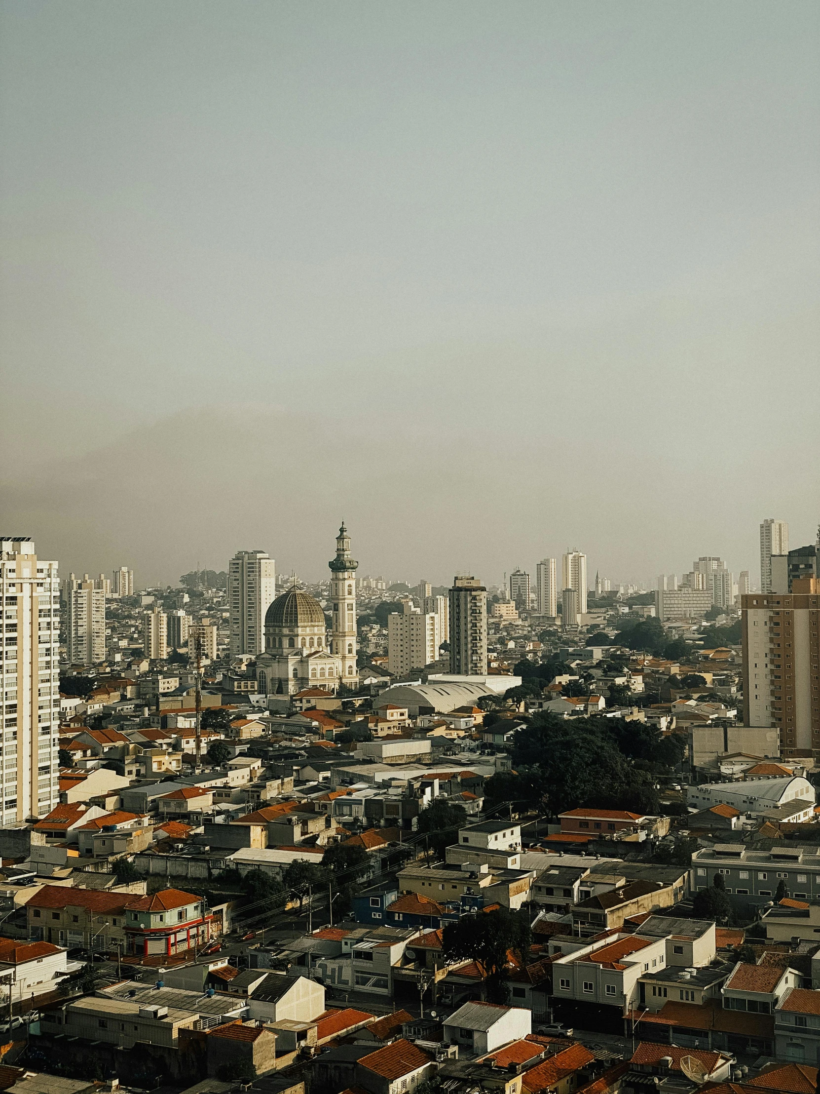 a city with high rise buildings and tall towers