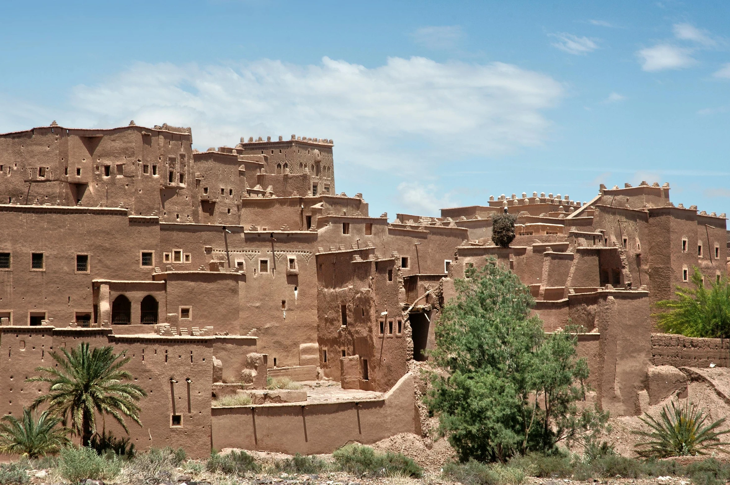 a small village in a dry region of land