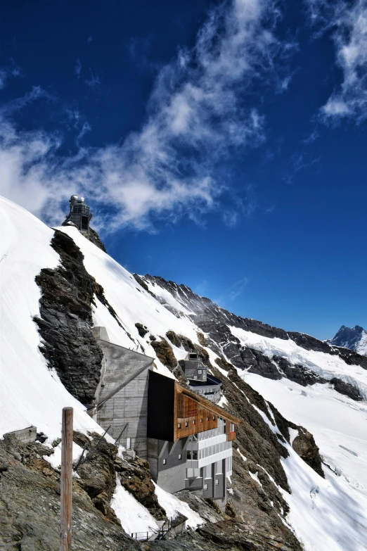 this is an image of a snow covered mountain side