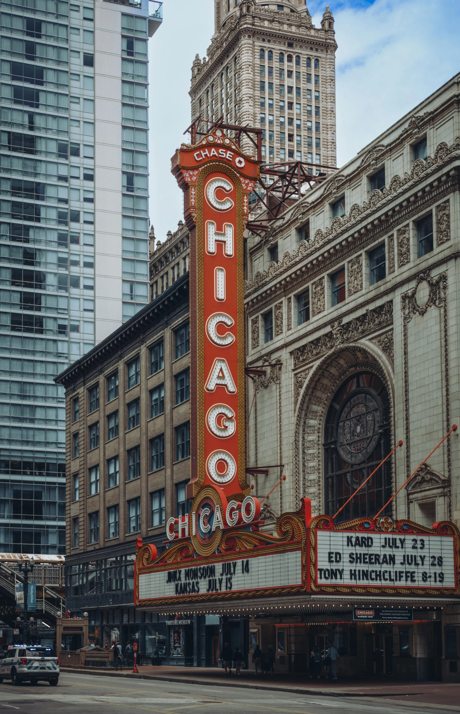 the famous theater chicago, where it was filmed by an unknown person