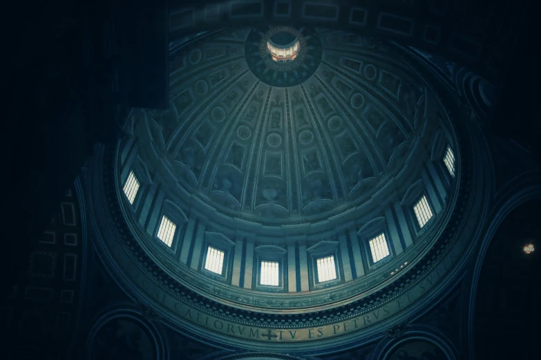 looking up at the ceiling of an ornate building