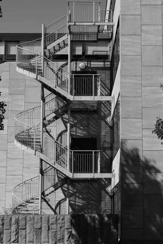 the balcony and railings on this building are cast iron