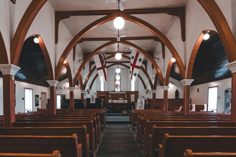 an image of inside of a church during the day