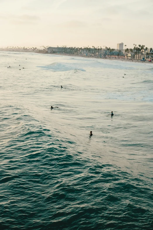 surfers in the ocean on the surf boarders