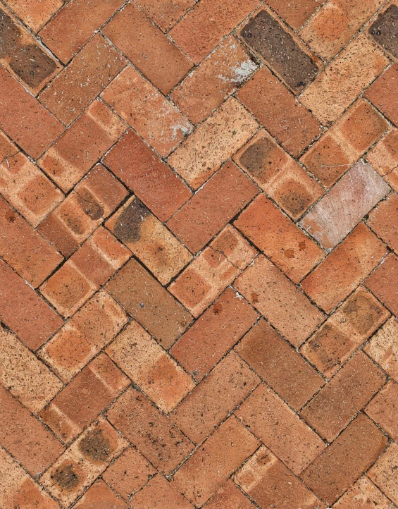 a sidewalk area that has been made with red bricks