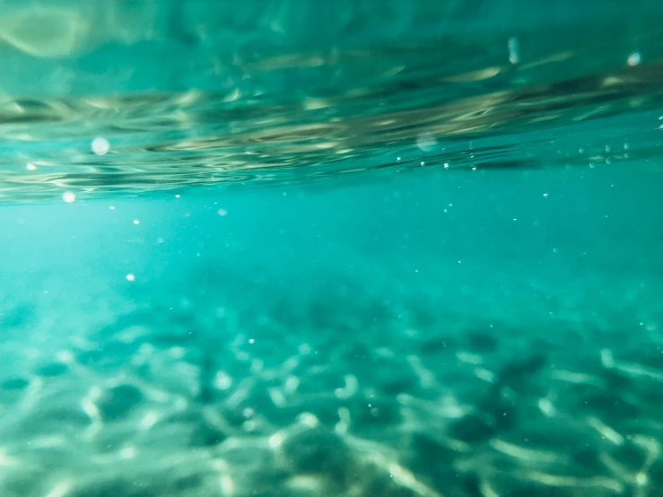 the water is so clear it looks like soing