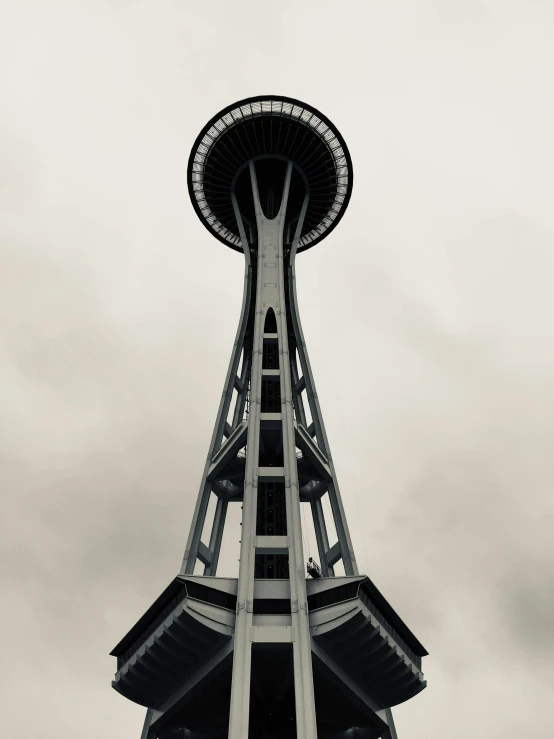 the space needle towering above seattle