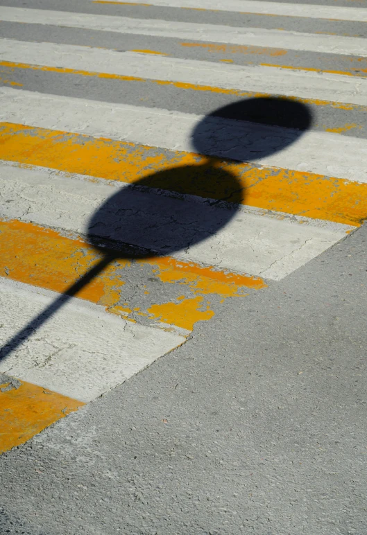 an object on the ground casts a shadow