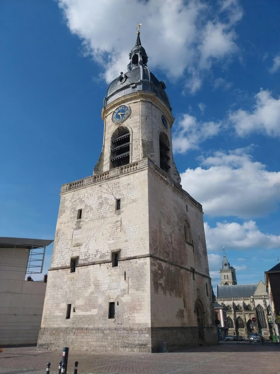 a very tall tower with a clock on top