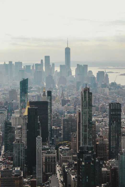 this po shows the view of the city of new york city