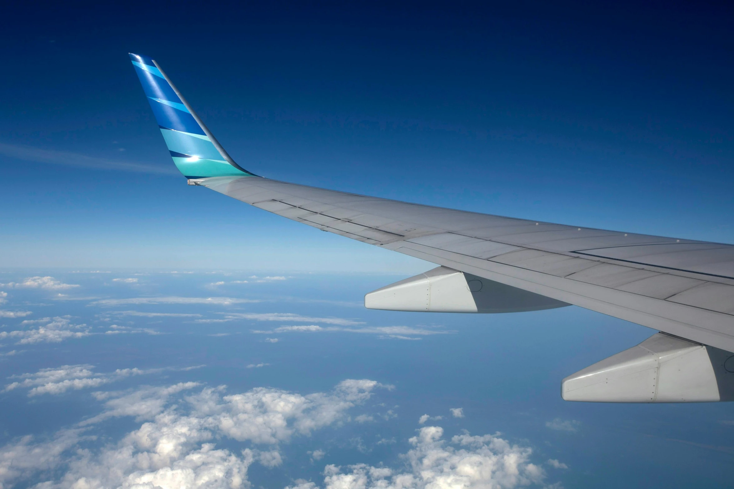 an airplane wing with the wing and the wing section showing