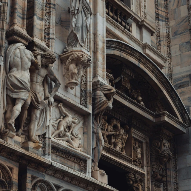 a building with an intricately carved architecture