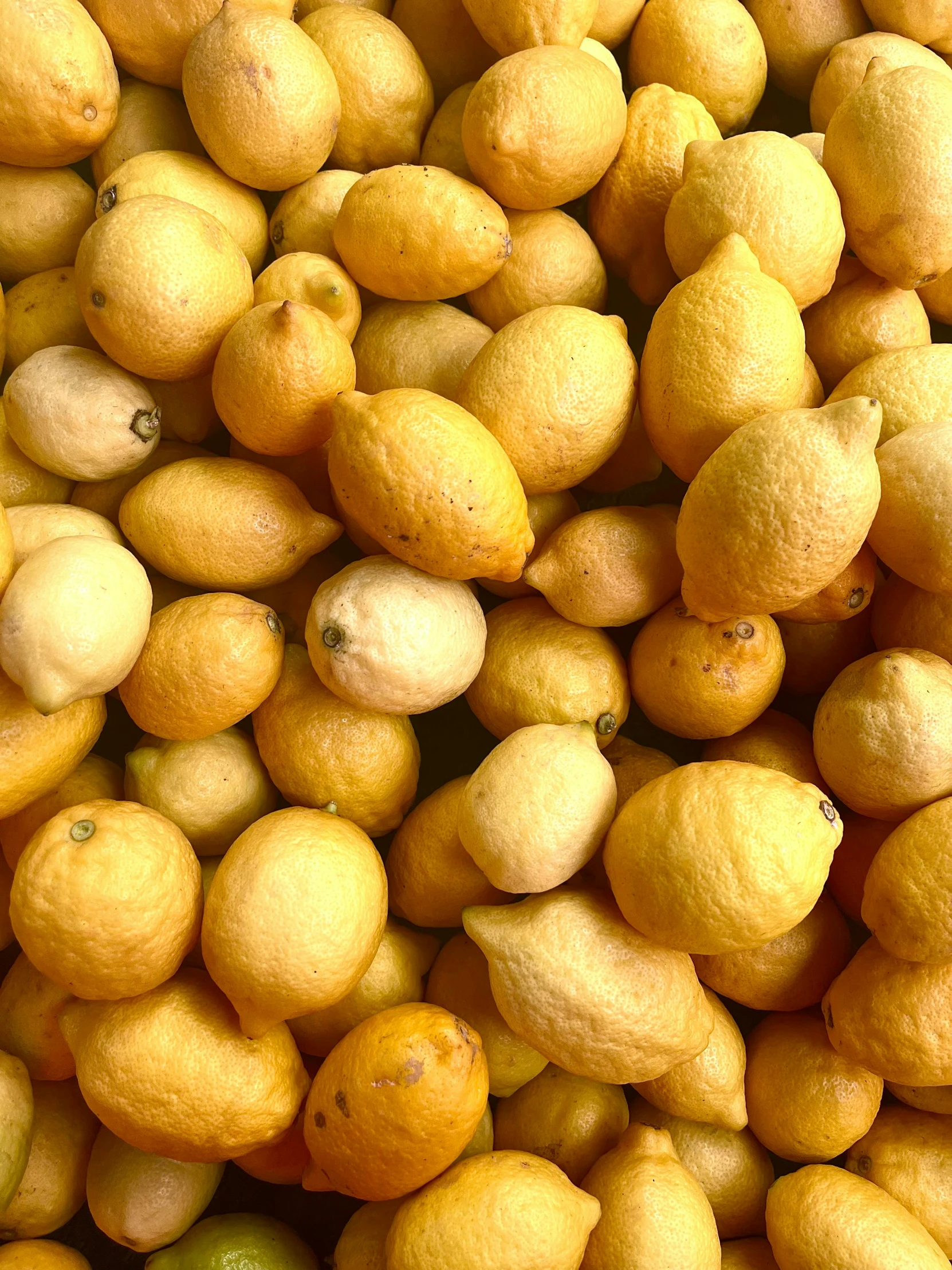 a large pile of lemons, limes and other fruits
