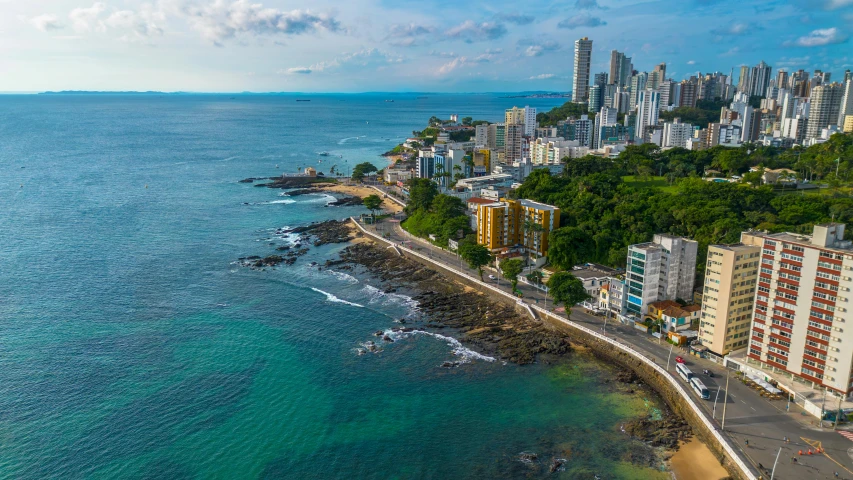 an overview of the city by the sea