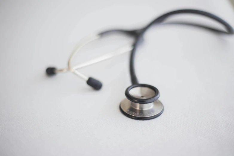 the stethoscope and the cord of a patient