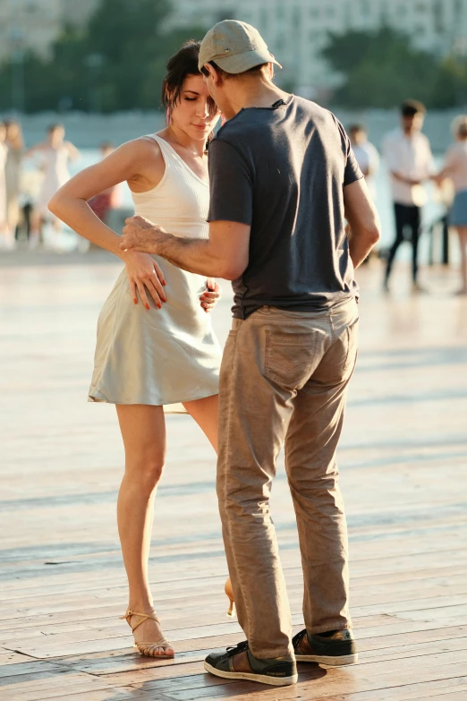 an image of a man and woman dancing