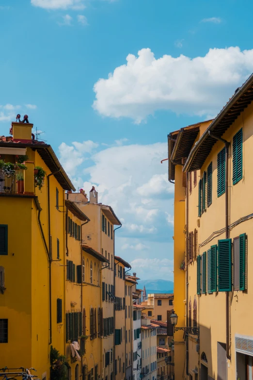 a couple of buildings sitting next to each other