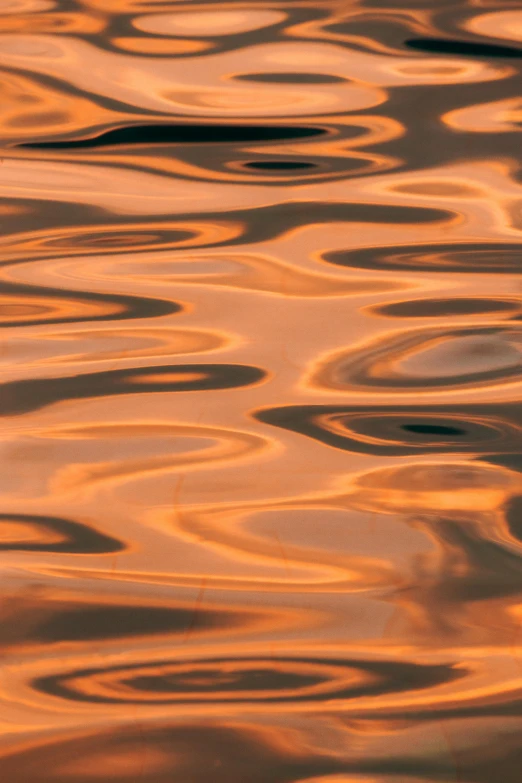 a water reflection, showing the brown clouds reflected in the water