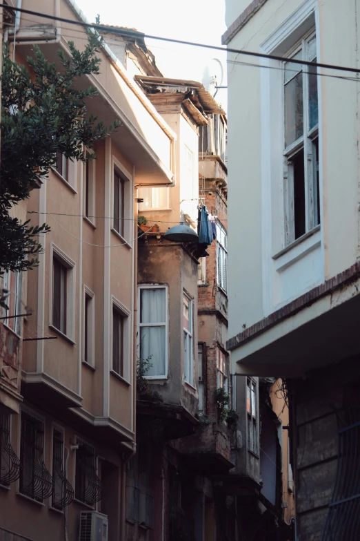 an image of a row of old buildings