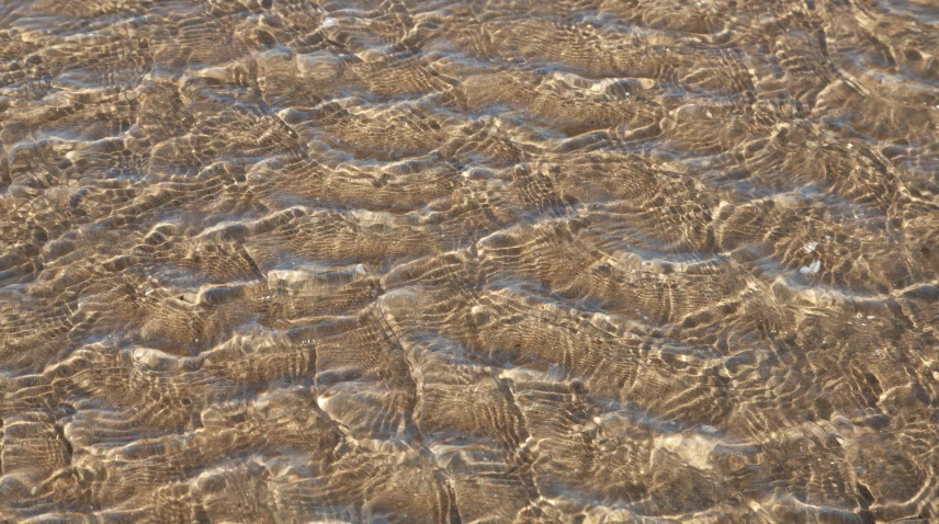 the sand is under water and under water