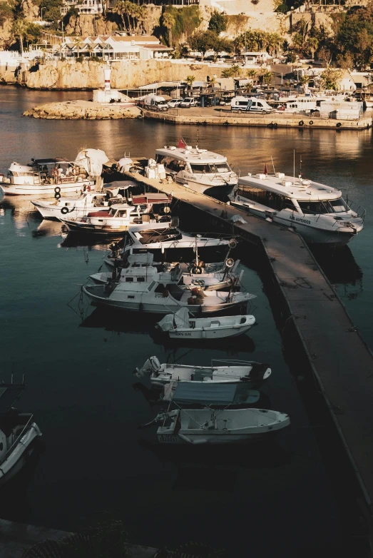 a large body of water filled with lots of boats