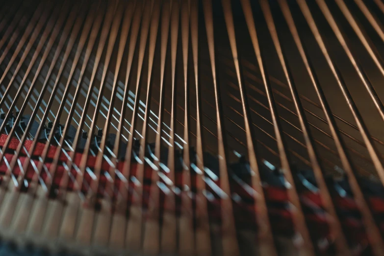 close up image of lines on top of piano keyboard