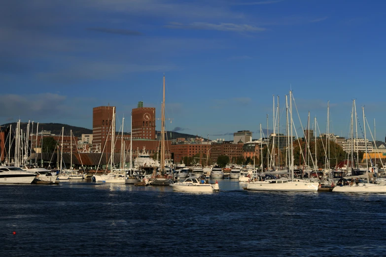 a very large harbor filled with lots of boats